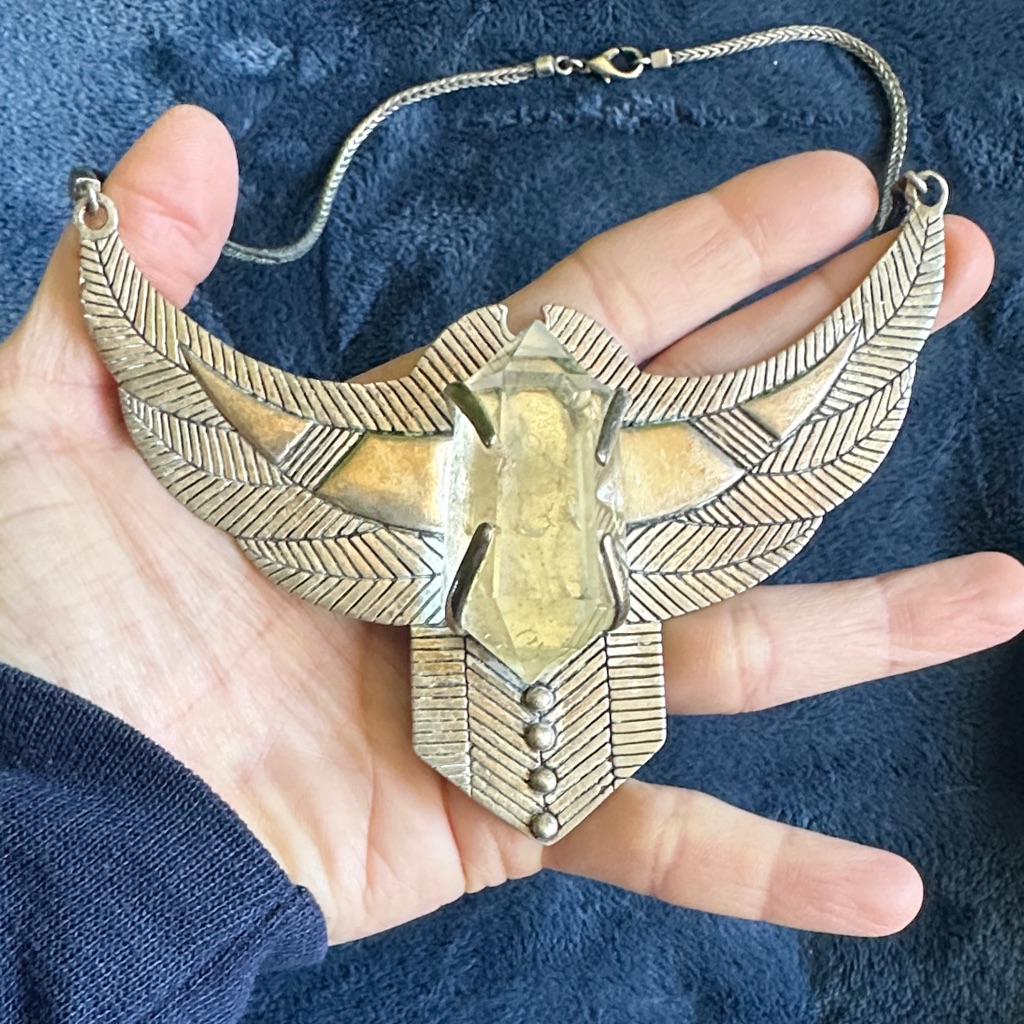 Spell Silver Thunderstruck Necklace Preowned As Is